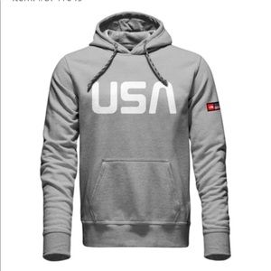 The North Face USA Logo Pull Over Hoodie